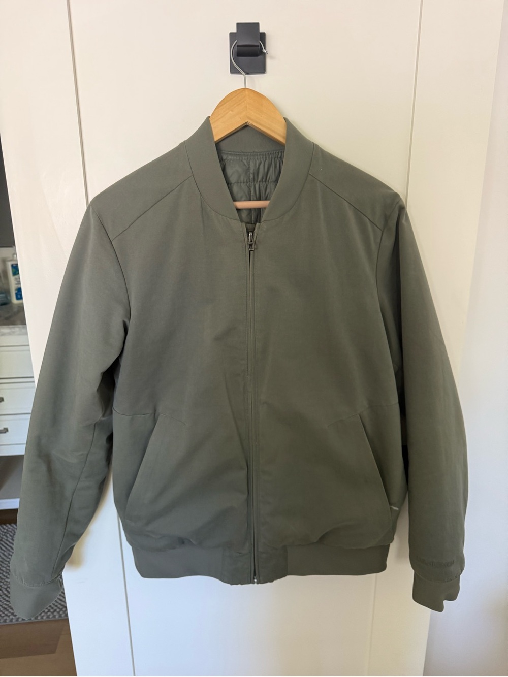 lululemon athletica Olive Green Bomber Jacket